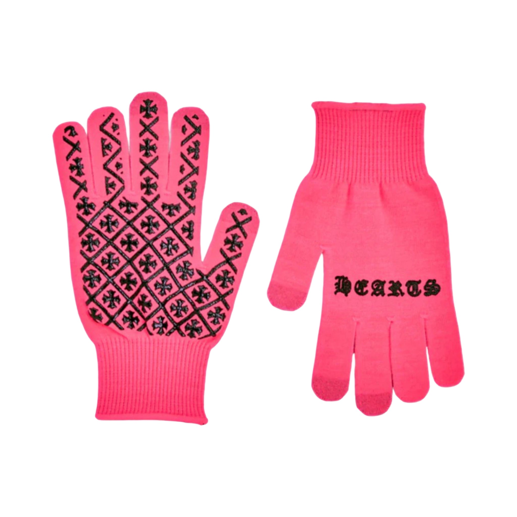 Chrome Hearts Pink Worker Gloves