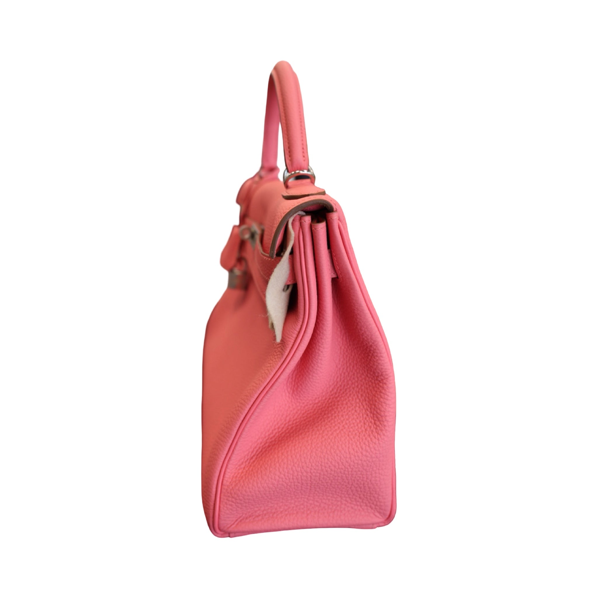Hermes Rose Azalee Palladium Kelly 32
