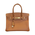 Hermes Birkin 30  Epsom  Courchevel Gold Hardware Gold Hardware