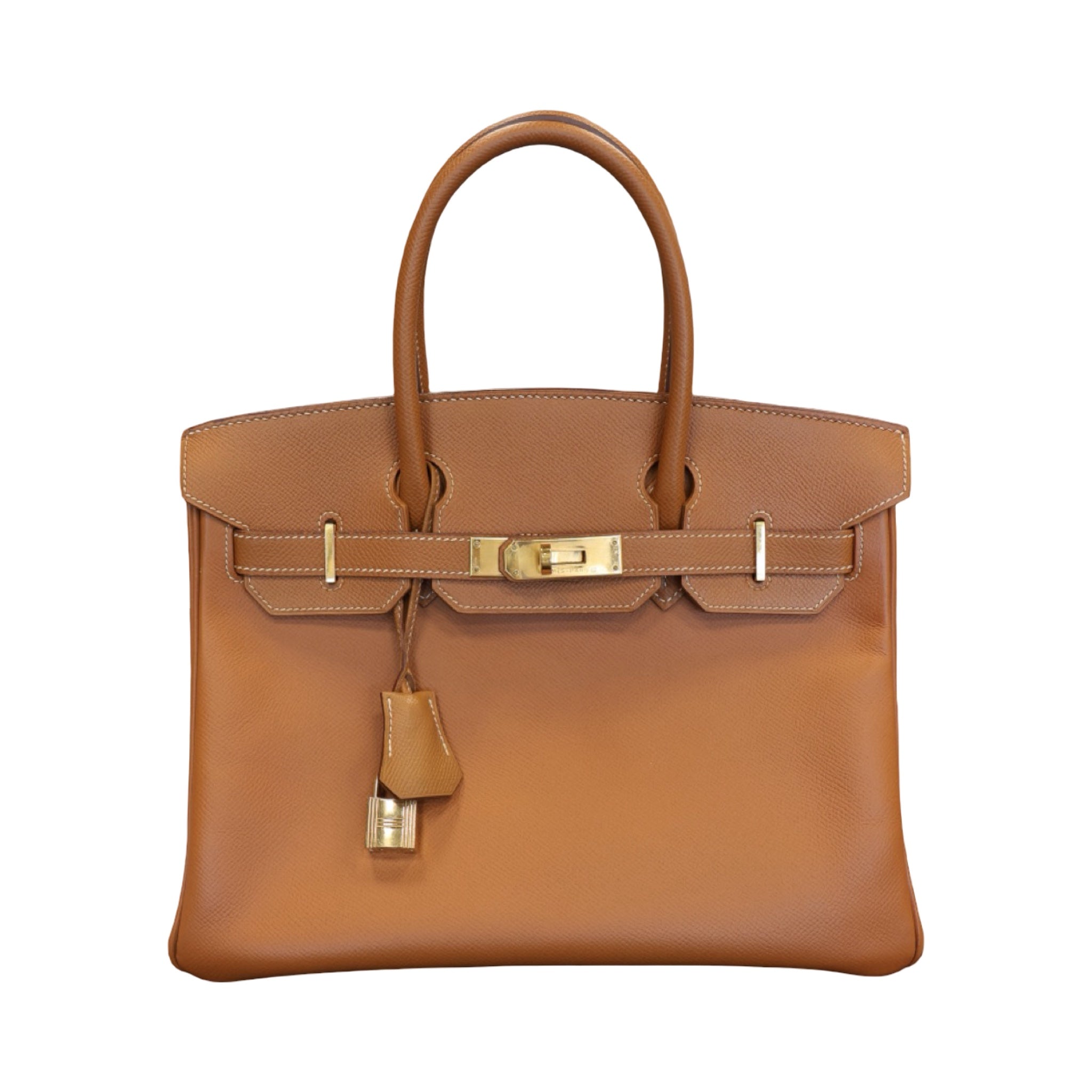 Hermes Birkin 30  Epsom  Courchevel Gold Hardware Gold Hardware