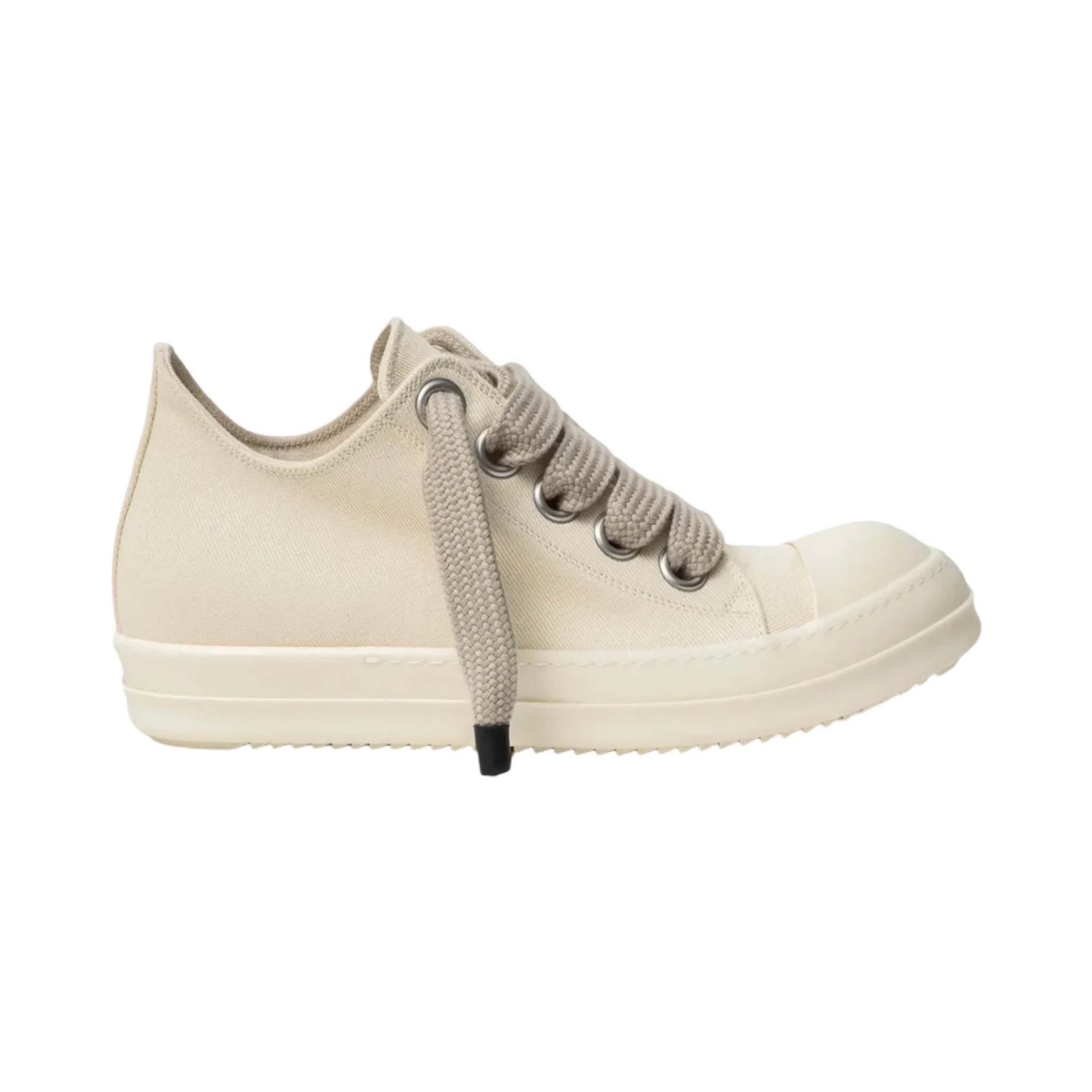 Rick Owens DRKSHDW Canvas Jumbo Lace Low Milk/Milk