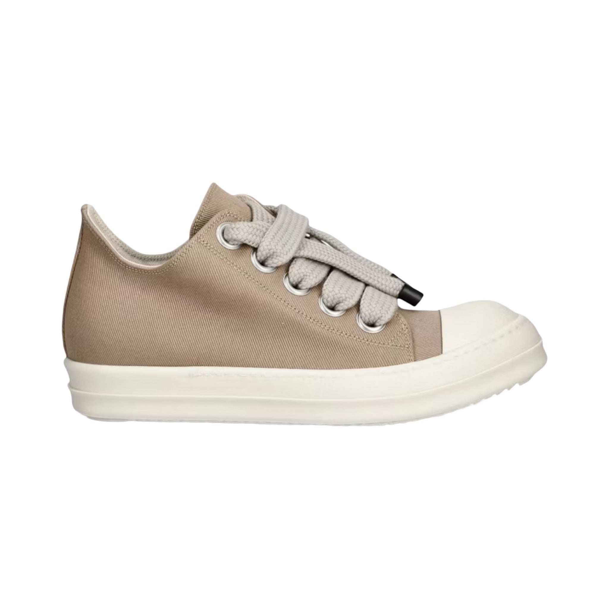 Rick Owens DRKSHDW Canvas Jumbo Lace Low Flesh/Milk