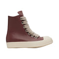 Rick Owens Leather Jumbo Lace High Rosewood/Milk