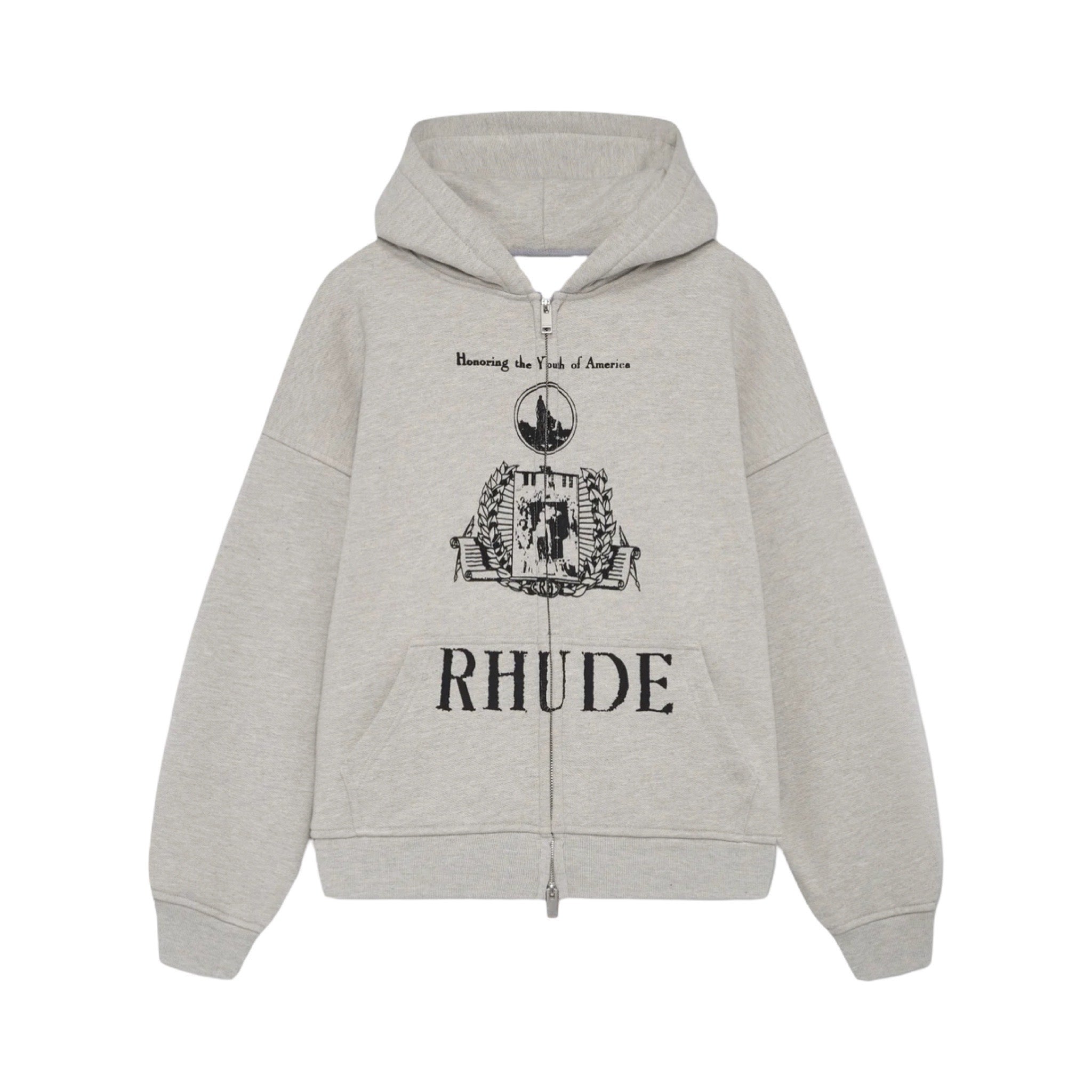 Rhude Youth Of America Zip Up Hoodie