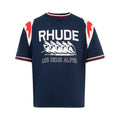 Rhude Lightning Ringer Tee Navy/White