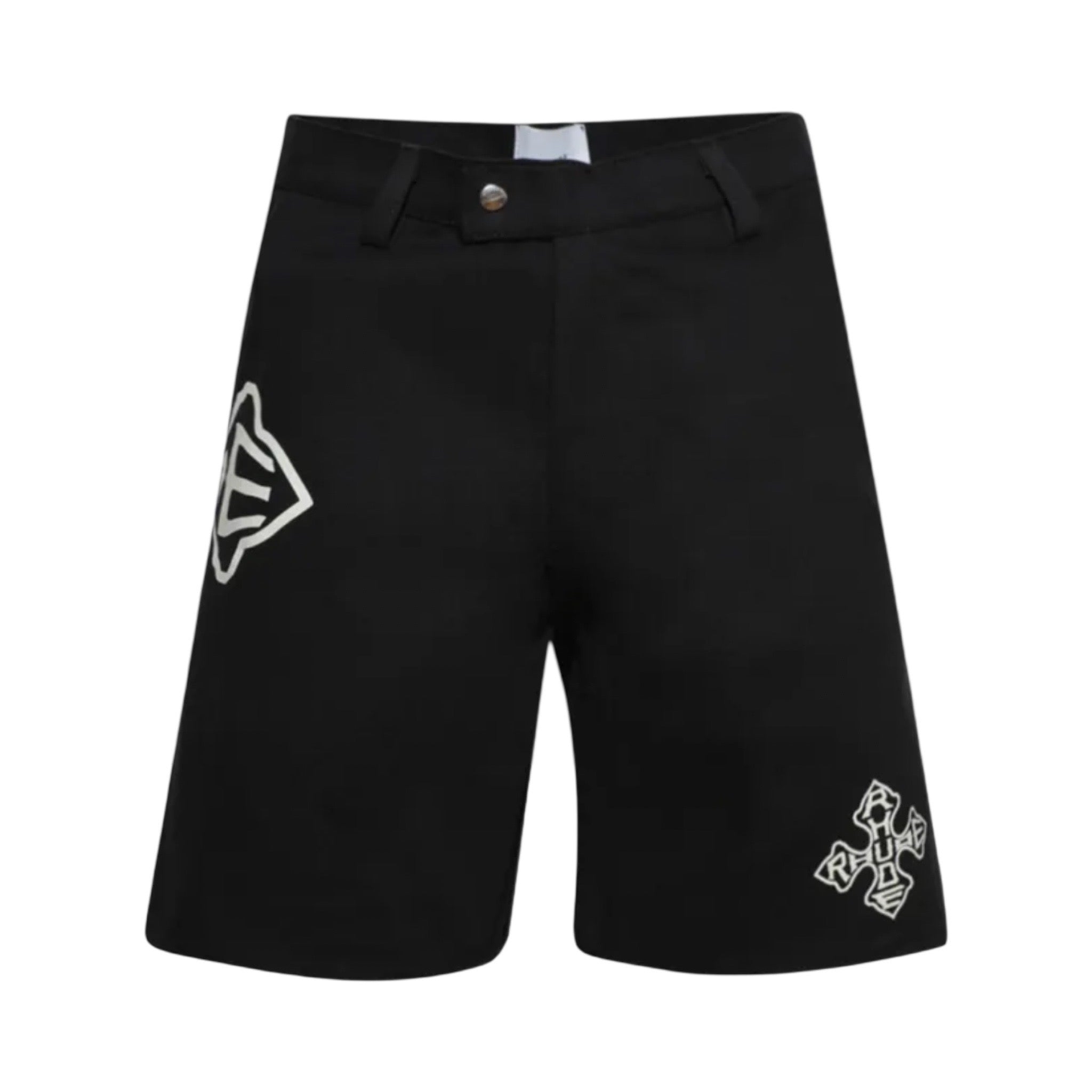 Rhude Cross Logo Twill Short Black