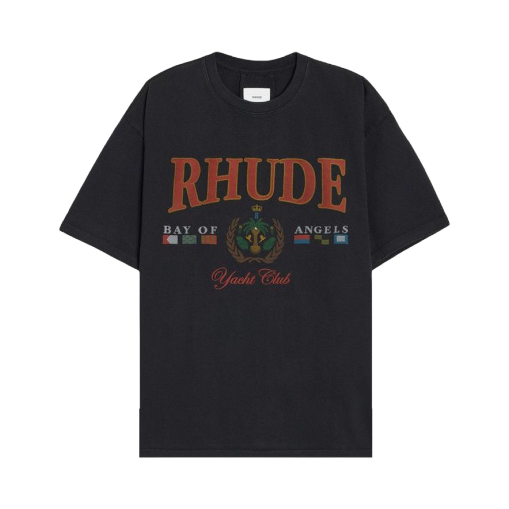 Rhude Bay of Angels Yacht Tee Vintage Black