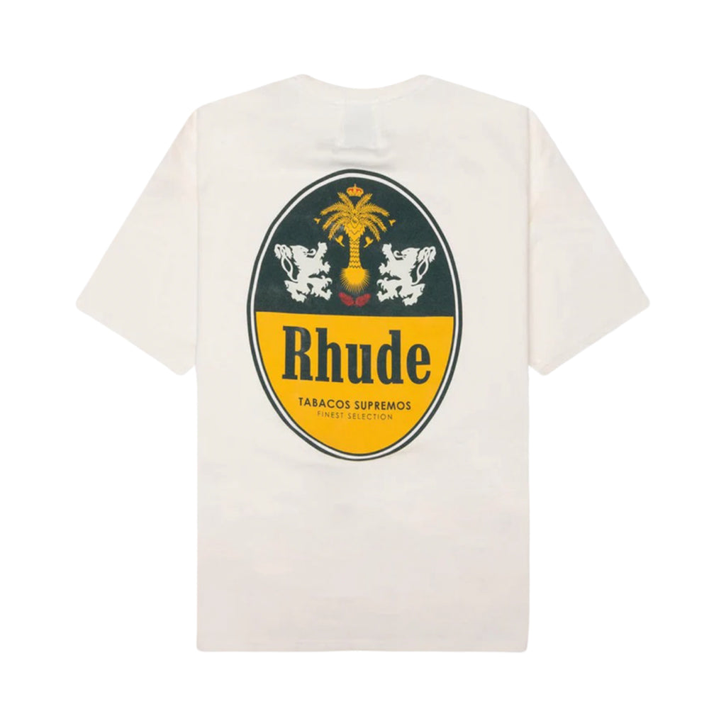 Rhude Tabaco Tee Vintage White