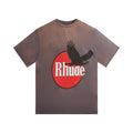 Rhude Eagle Logo Vintage Grey T-Shirt