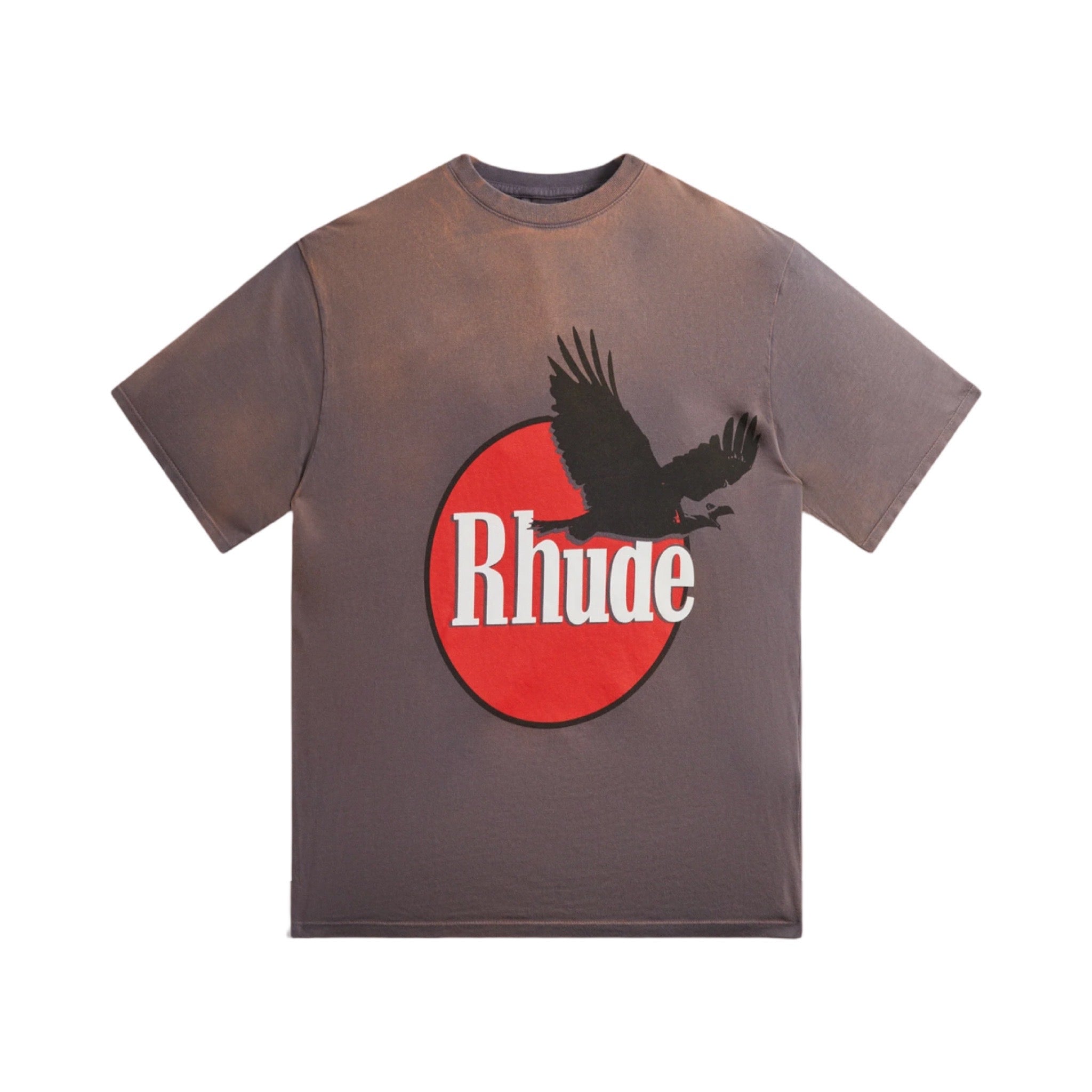Rhude Eagle Logo Vintage Grey T-Shirt