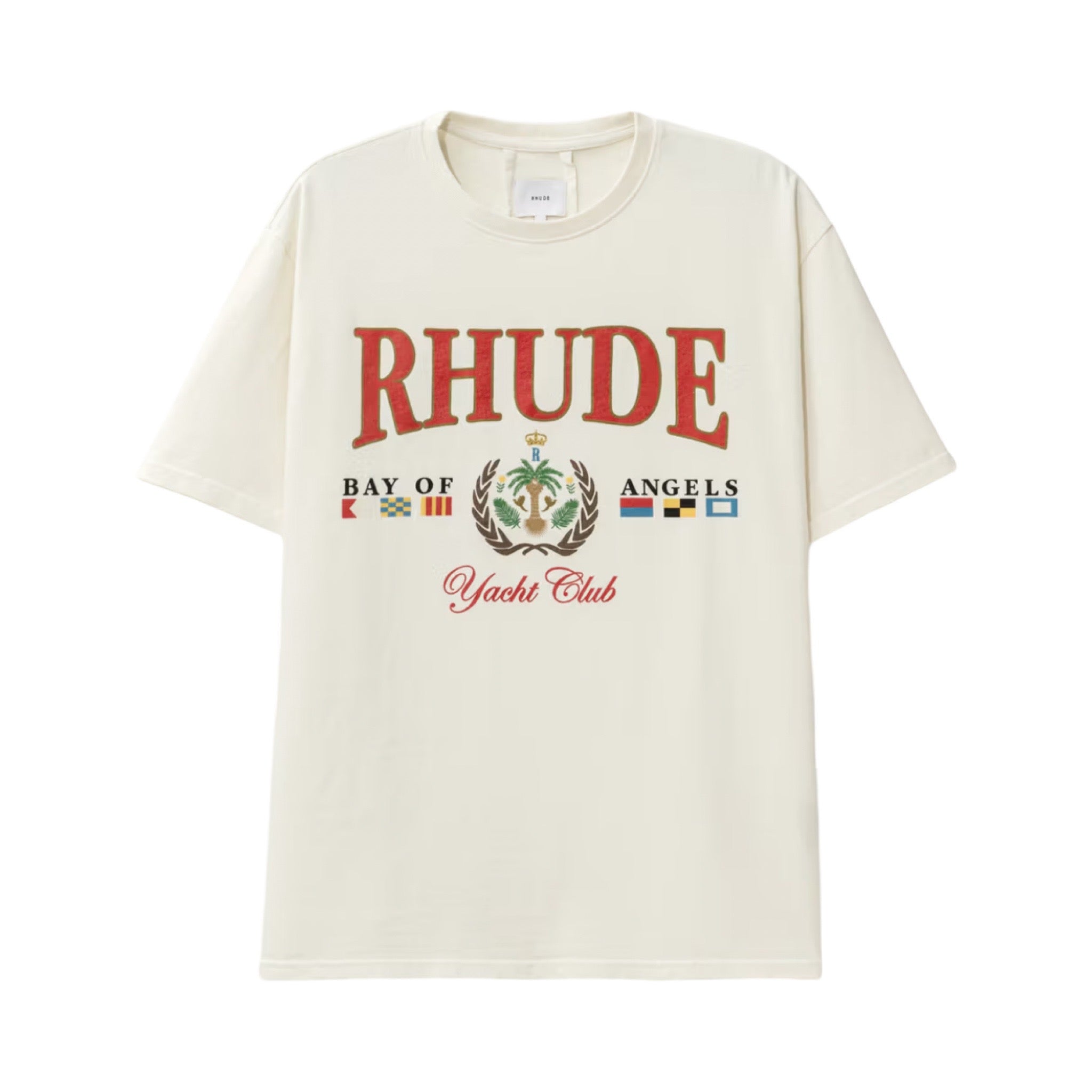Rhude Bay Of Angels Yacht Tee Vintage White