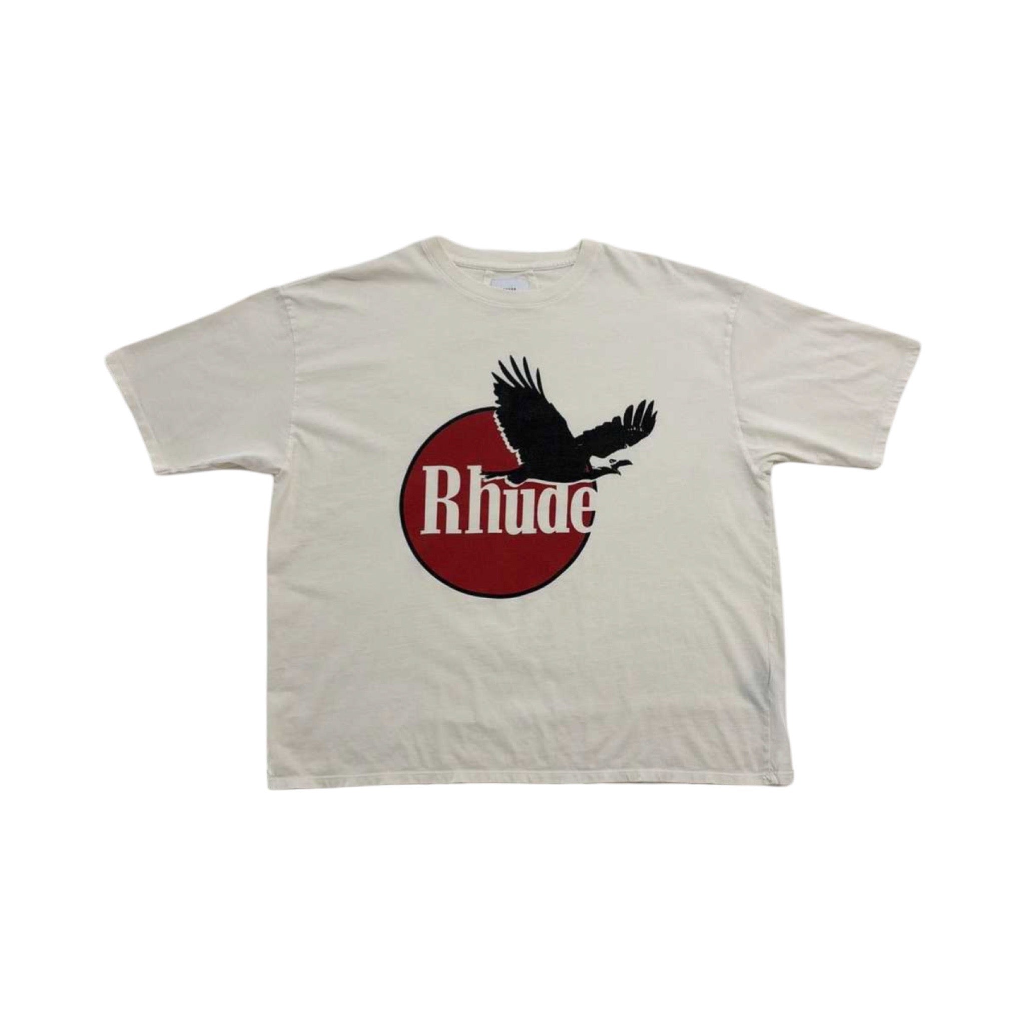 Rhude Eagle Logo Off-White T-Shirt