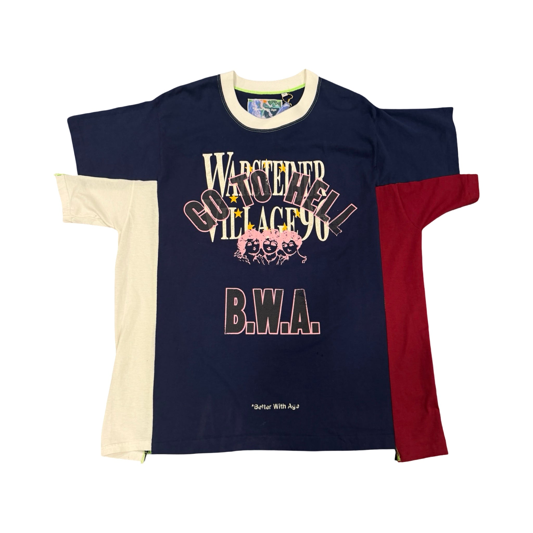 *Better With Age Wrong 3 Panel Navy Blue