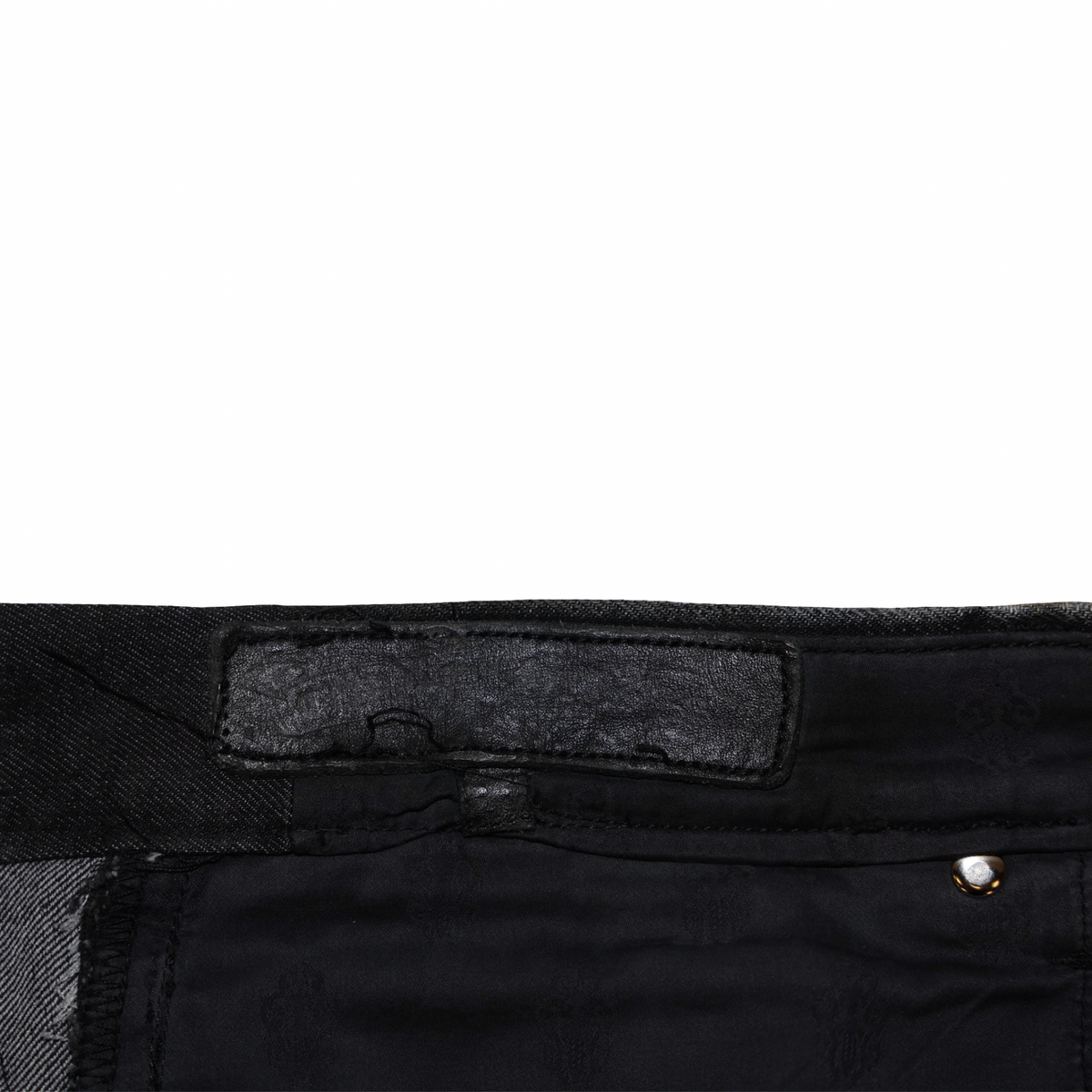 Chrome Hearts Levi's 501 Drake CLB Black & Red Cross Jeans Black