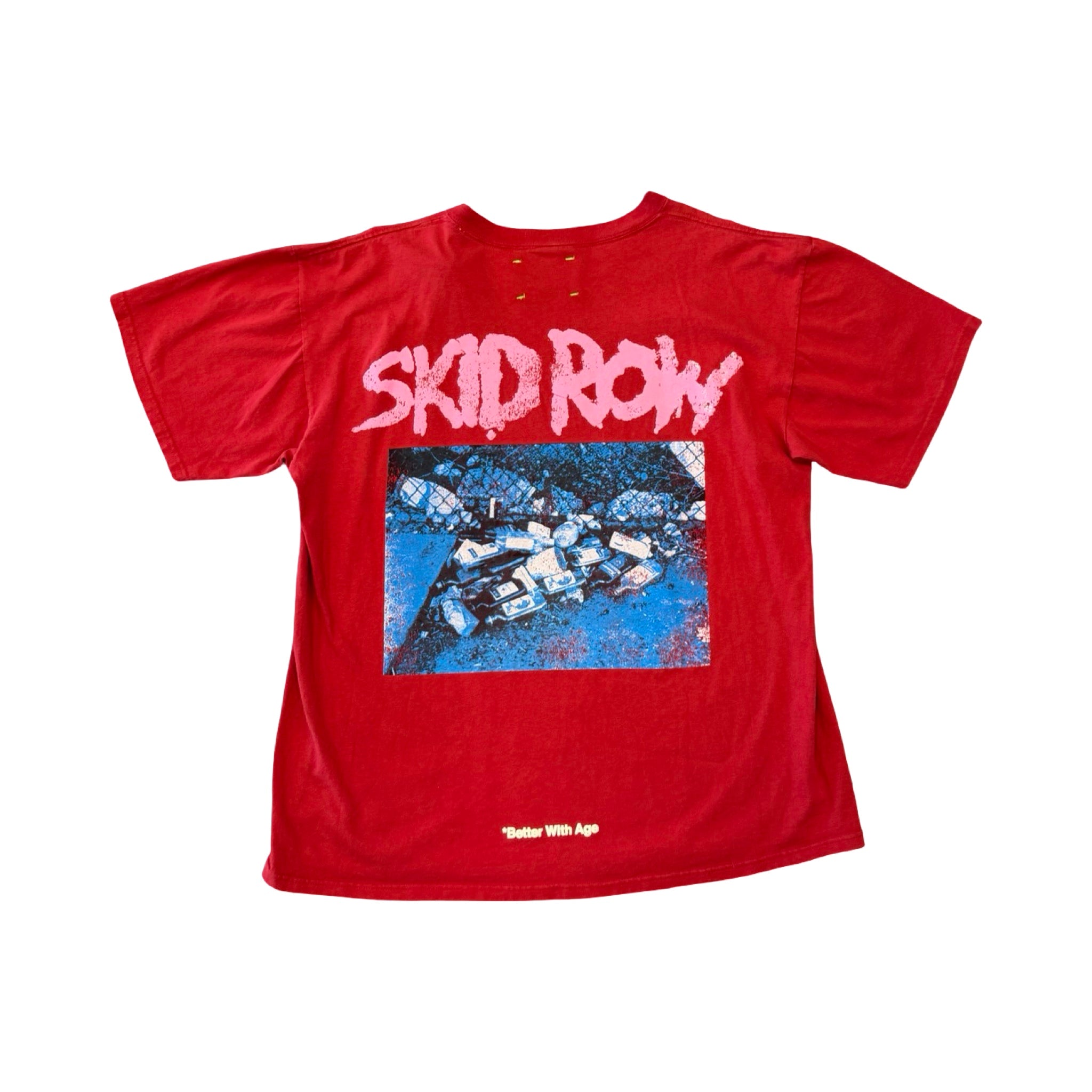 *Better With Age Skid Row Tee Red