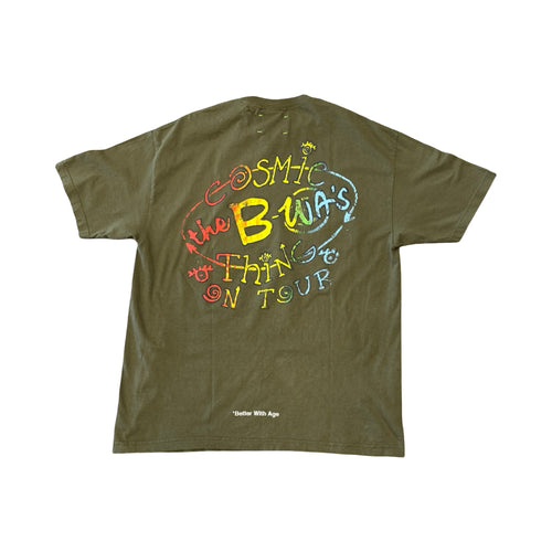 *Better With Age Cosmic Tee Olive