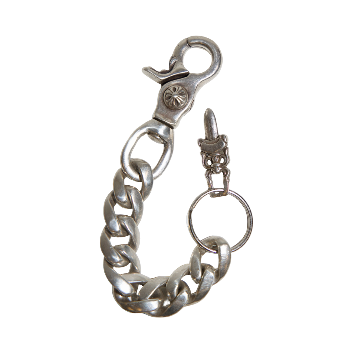 Chrome Hearts Cuban Link Dagger Keychain 9 "