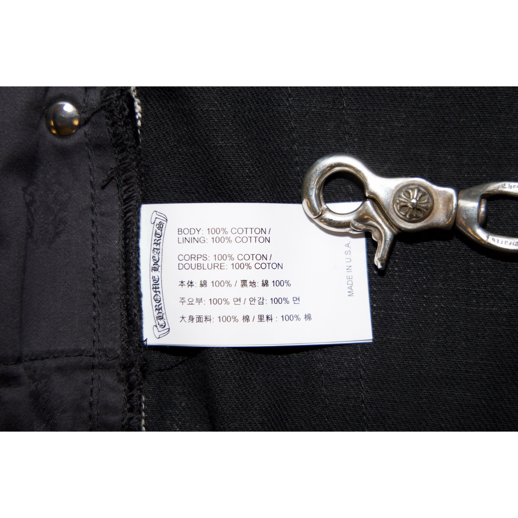 Chrome Hearts Fleur Knee Pants Black