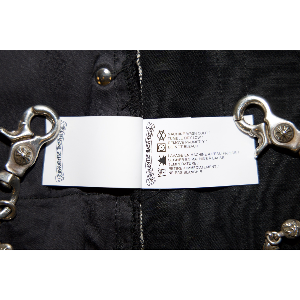 Chrome Hearts Fleur Knee Pants Black