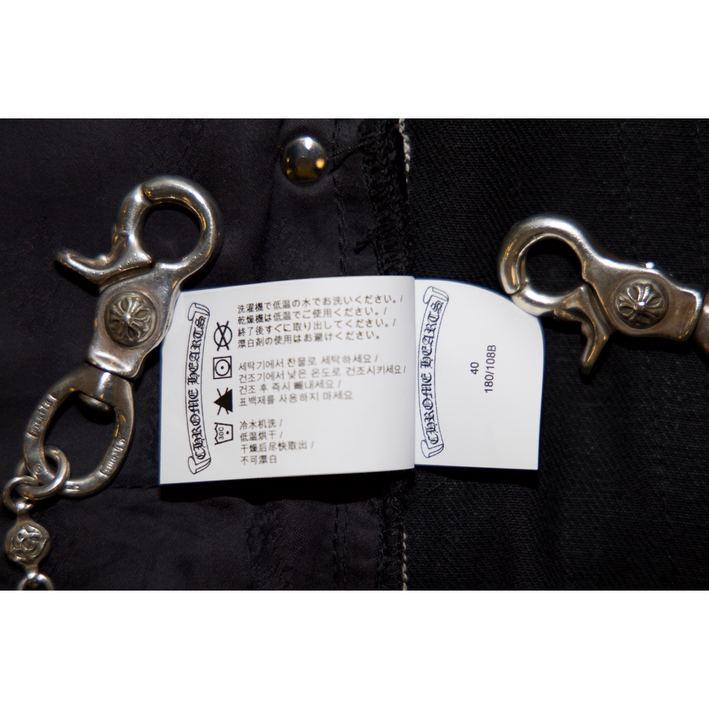 Chrome Hearts Fleur Knee Pants Black