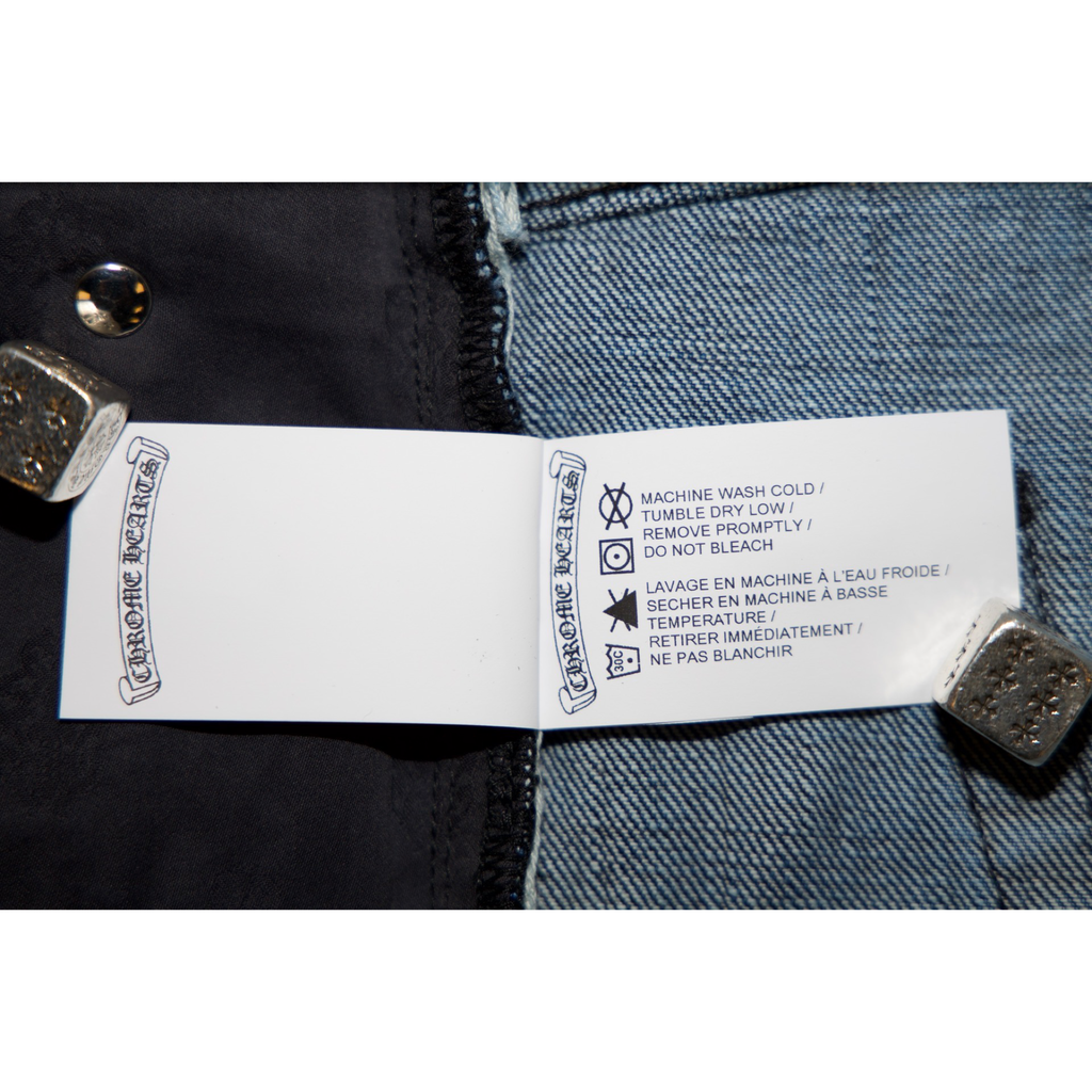 Chrome Hearts Dark Wash KS Cut Jean