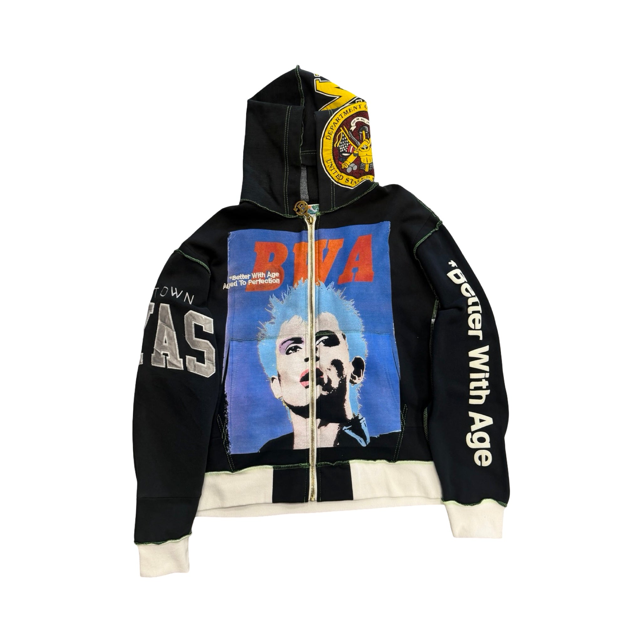 *Better With Age Halifax Reconstructed Full-Zip Hoodie Soul