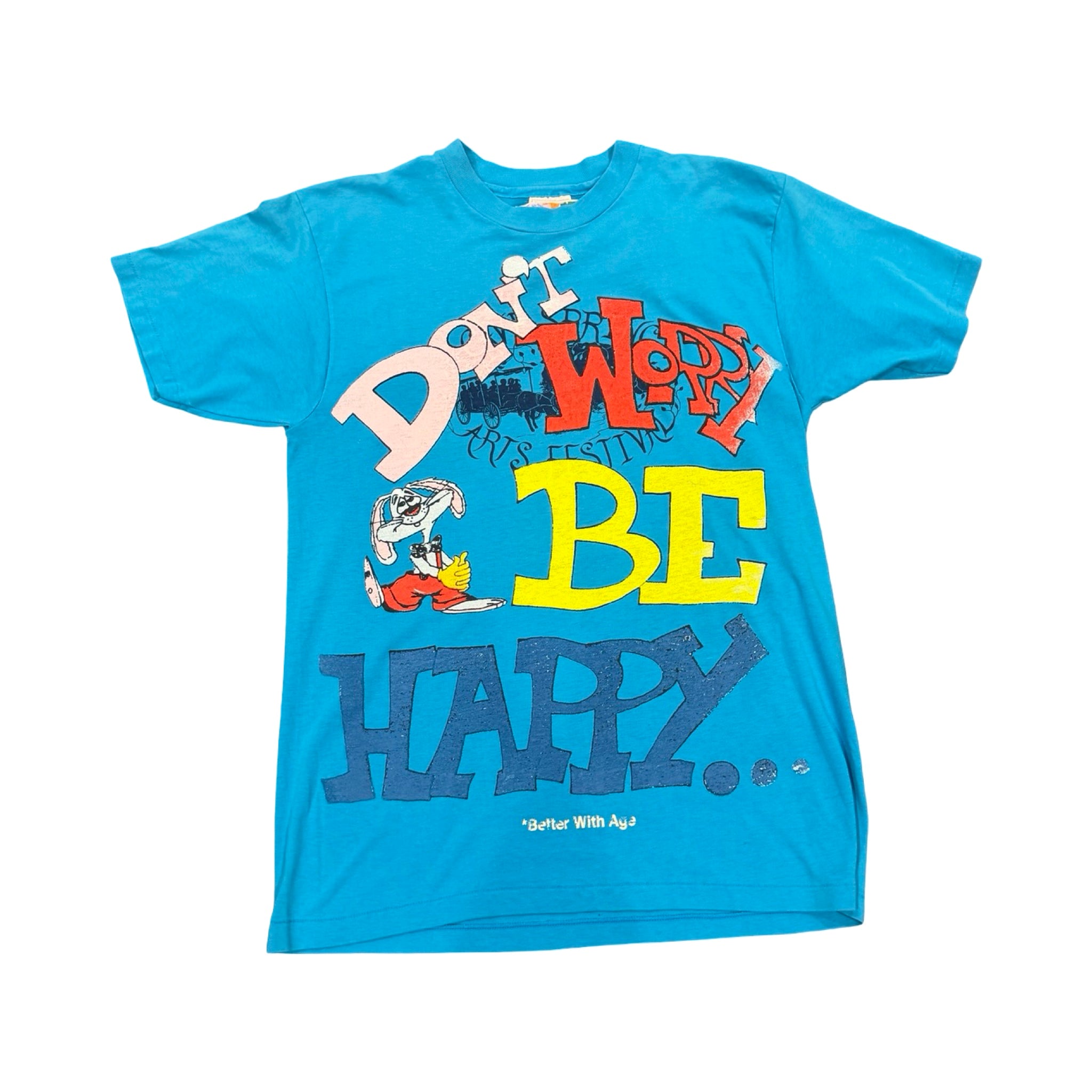 *Better With Age Honey T Shirt Blue