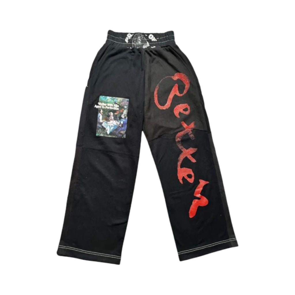 *Better With Age Remoir Reconstructed Black Sweatpants