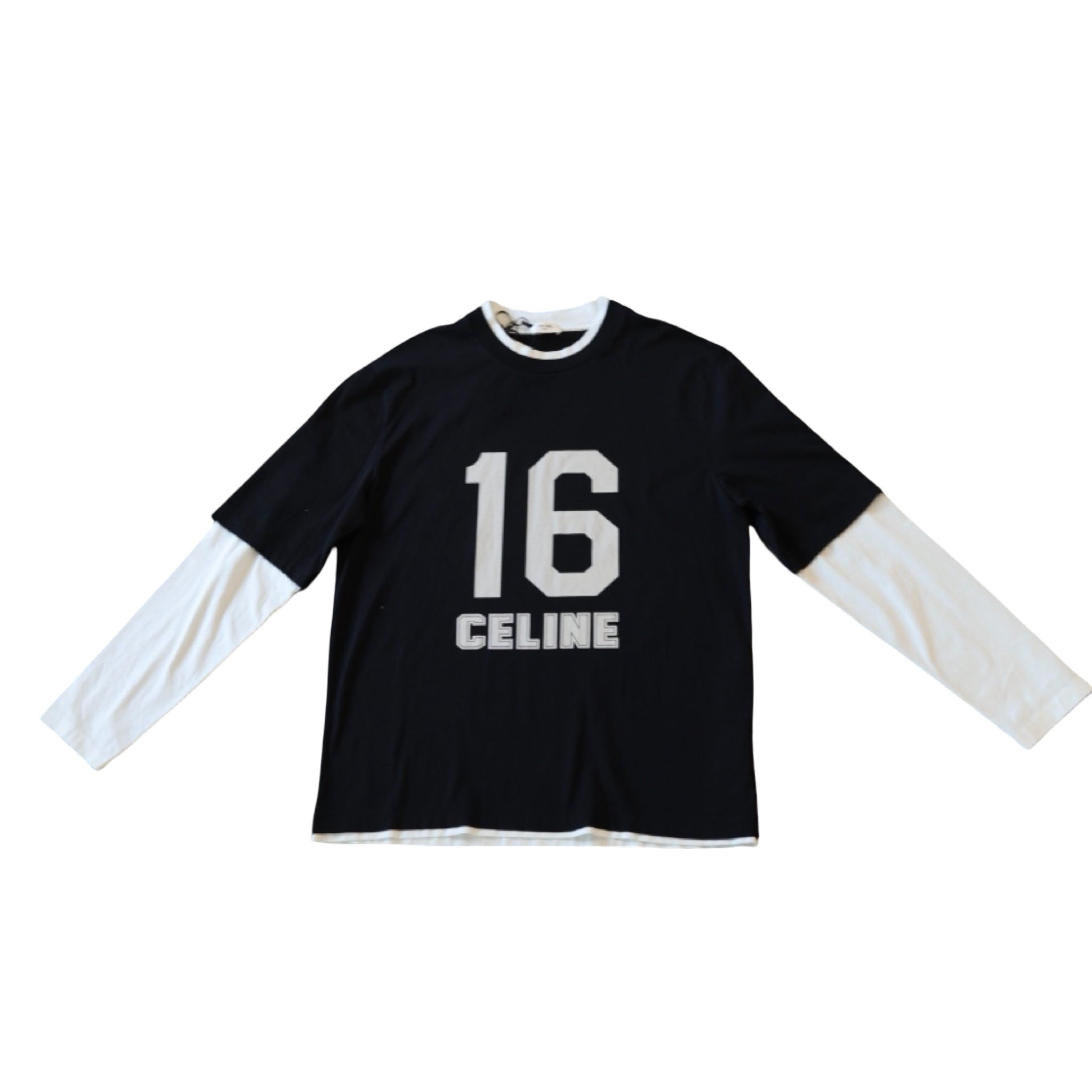 Celine Double Layered Skater Longsleeve  Black