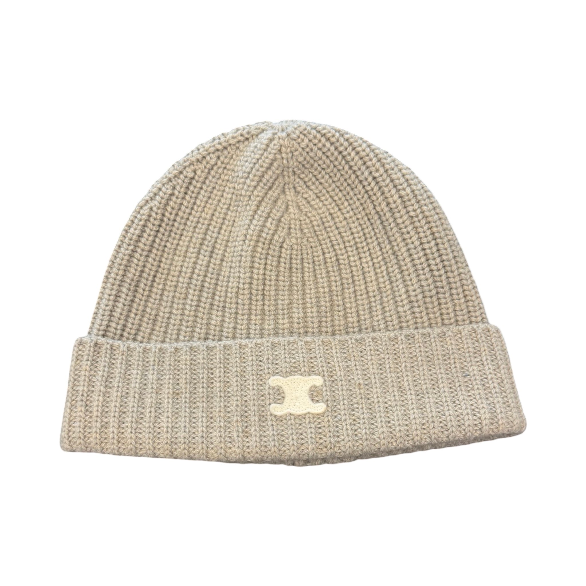 Celine Heritage Triomphe Beanie Grey