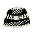 Celine Wool Beanie Checkered Black/White