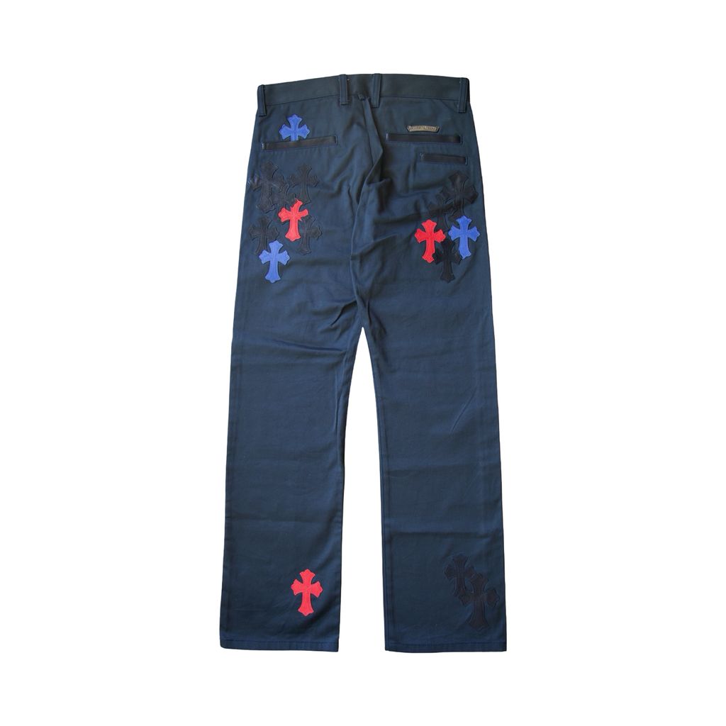 Chrome Hearts Multicolor Cross Patch Chino Pants