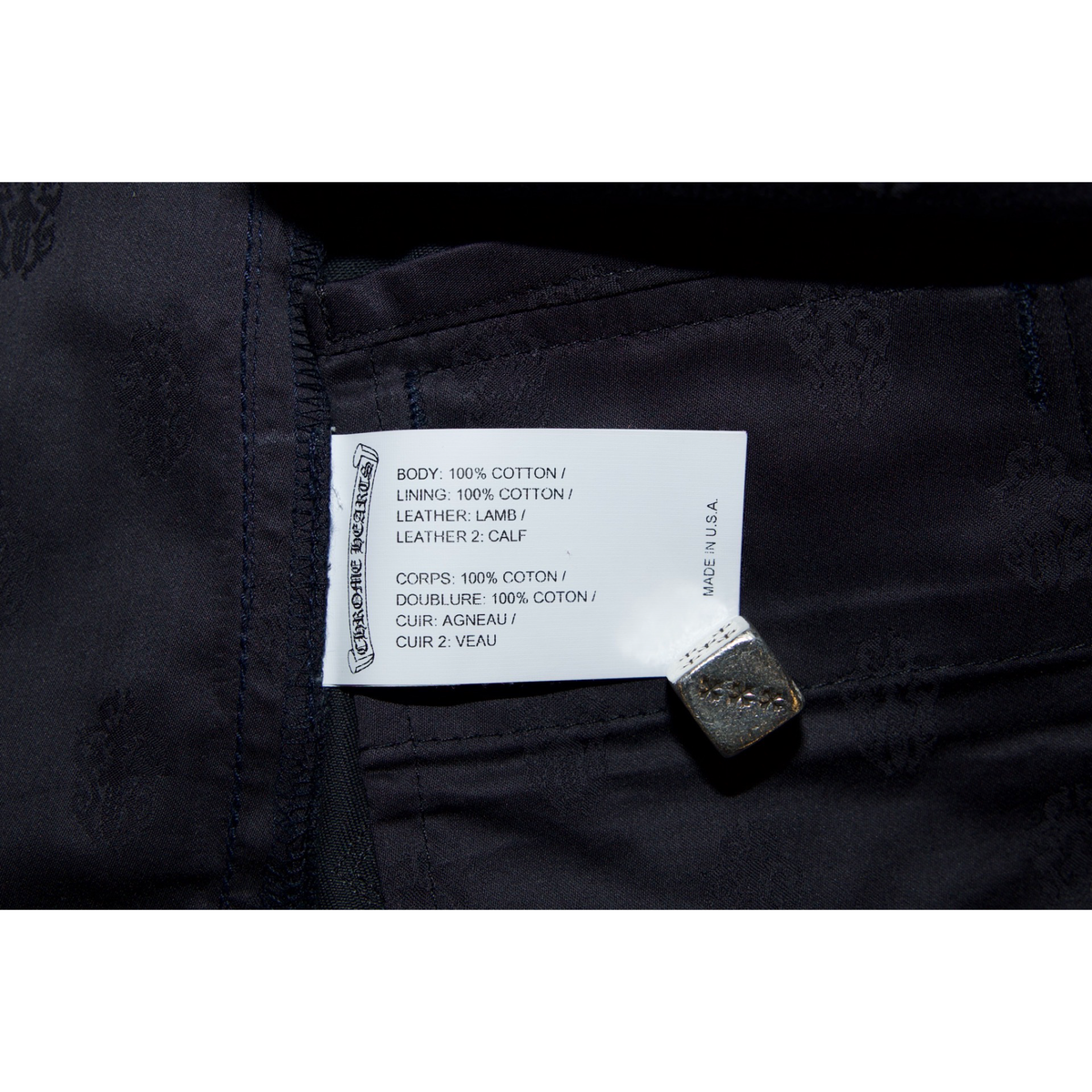 Chrome Hearts Multicolor Cross Patch Chino Pants