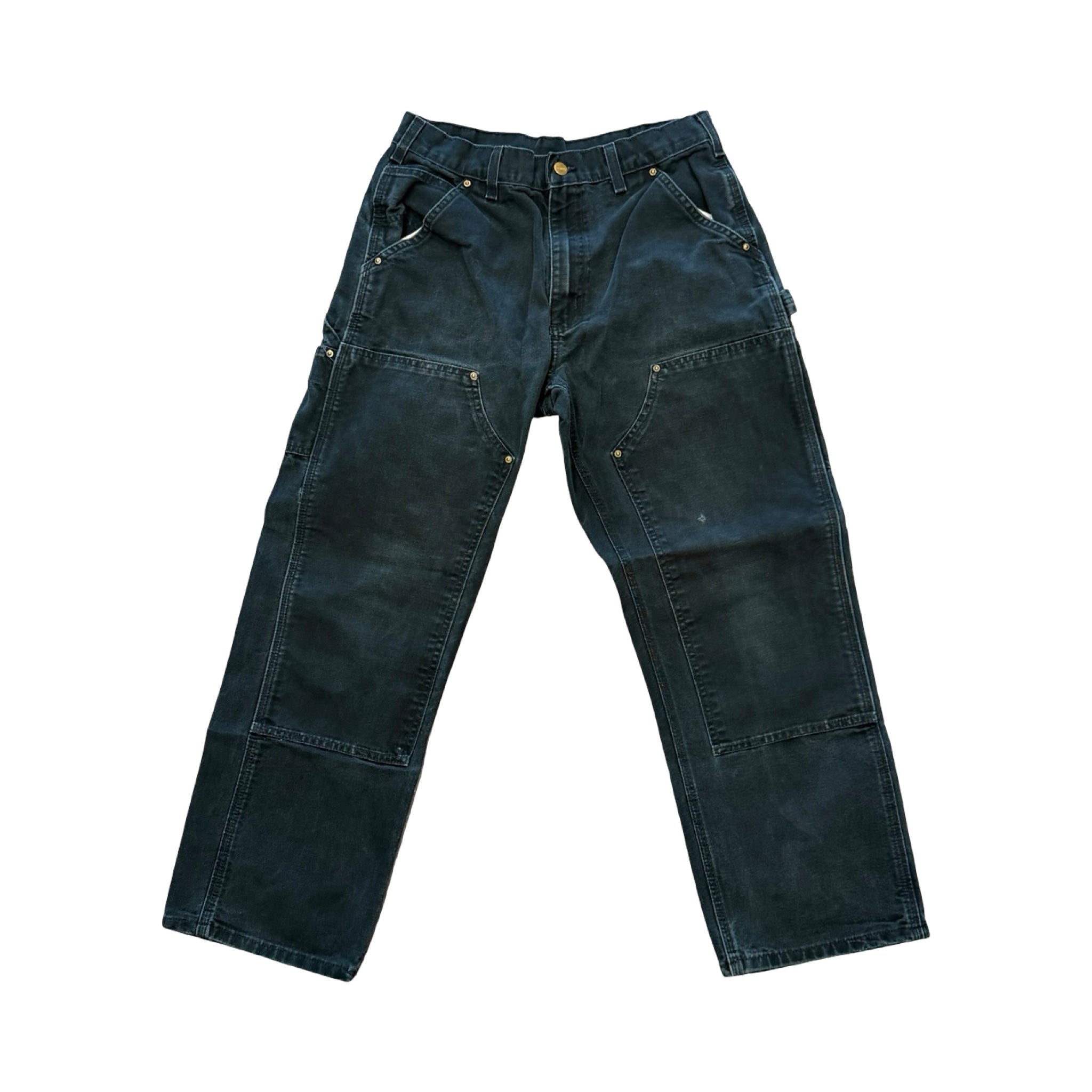 Carhartt Jeans Double Knee Black Washed