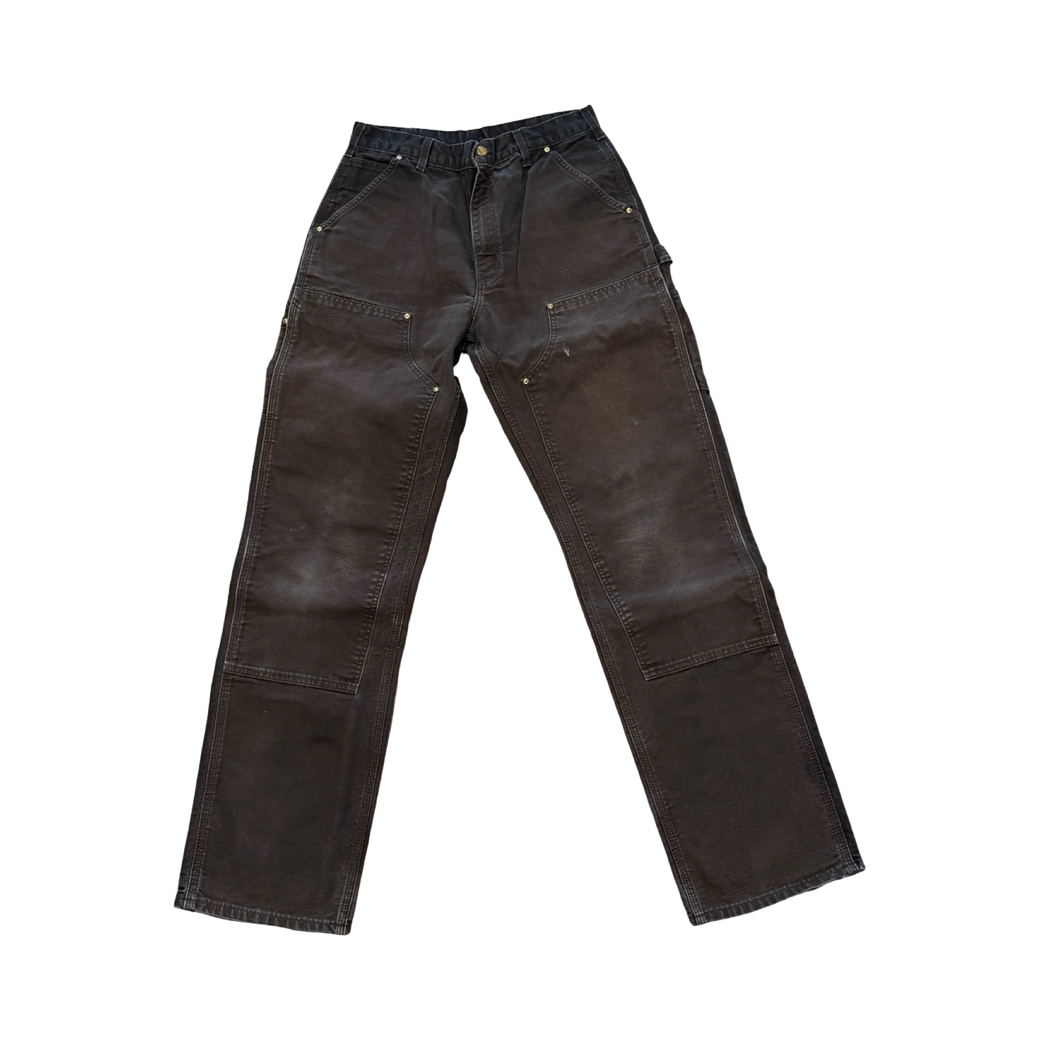 Carhartt Thrashed Double Knee Pants Brown #14