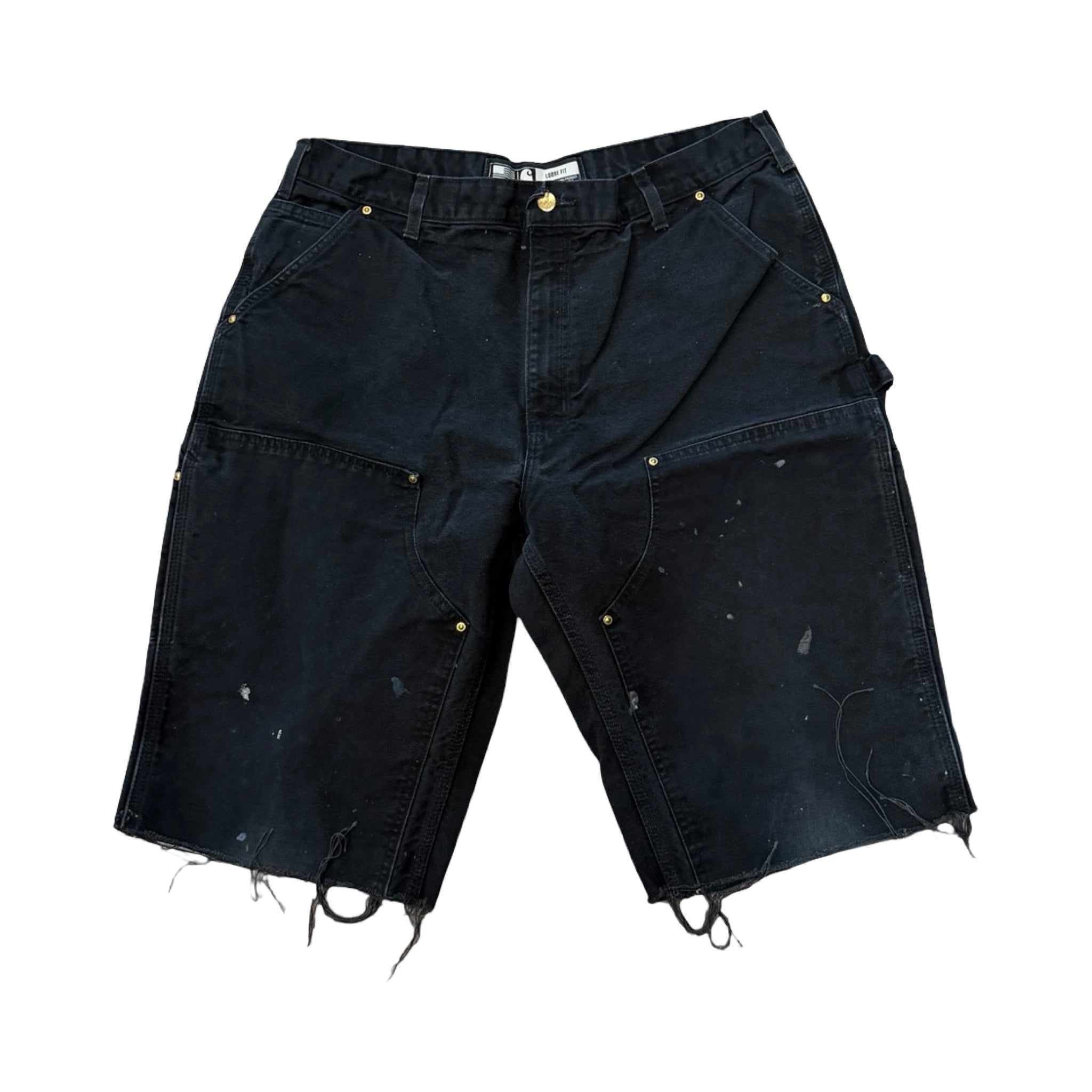 Carhartt Vintage Double Knee Black Shorts