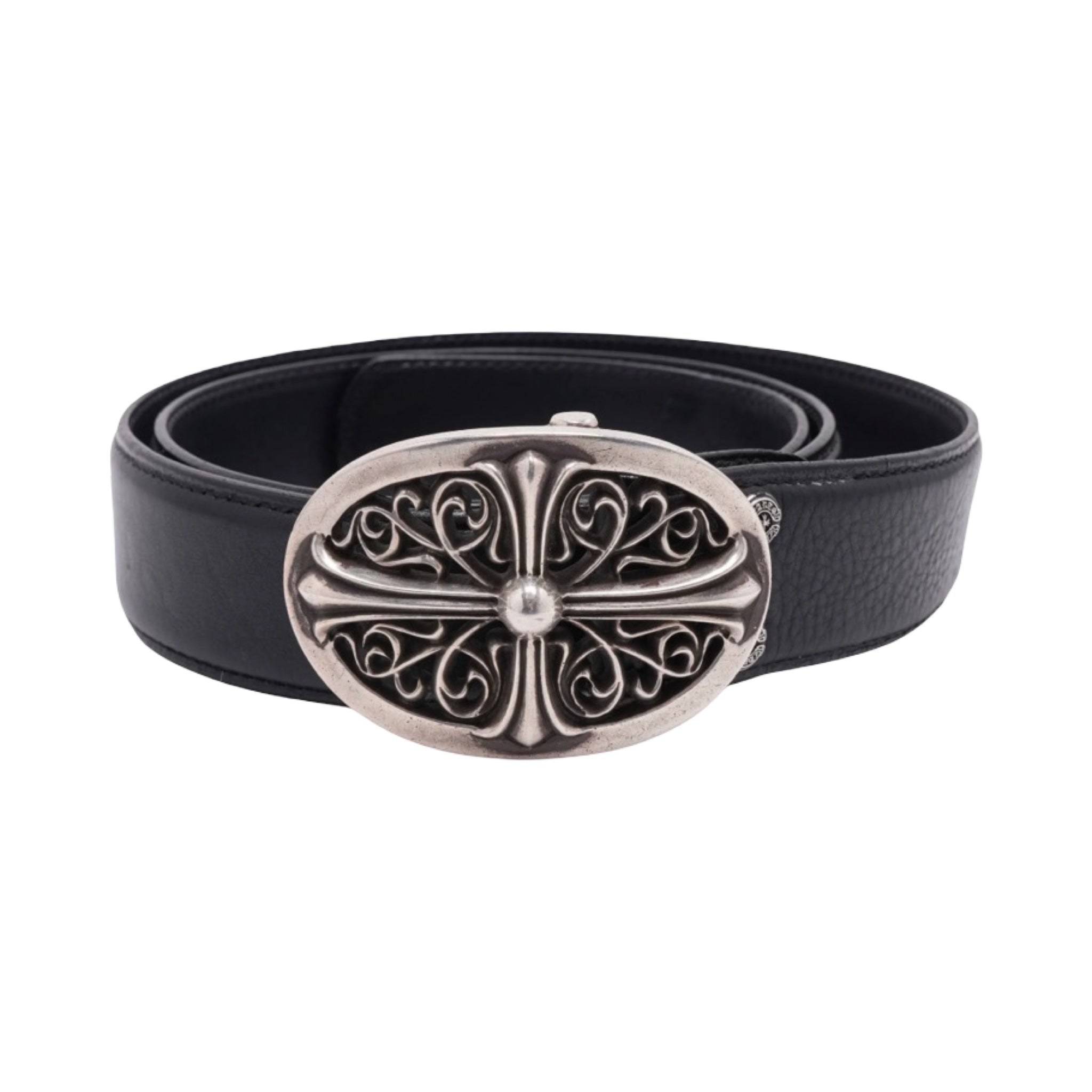 Chrome Hearts Oval Cross Belt & Buckle