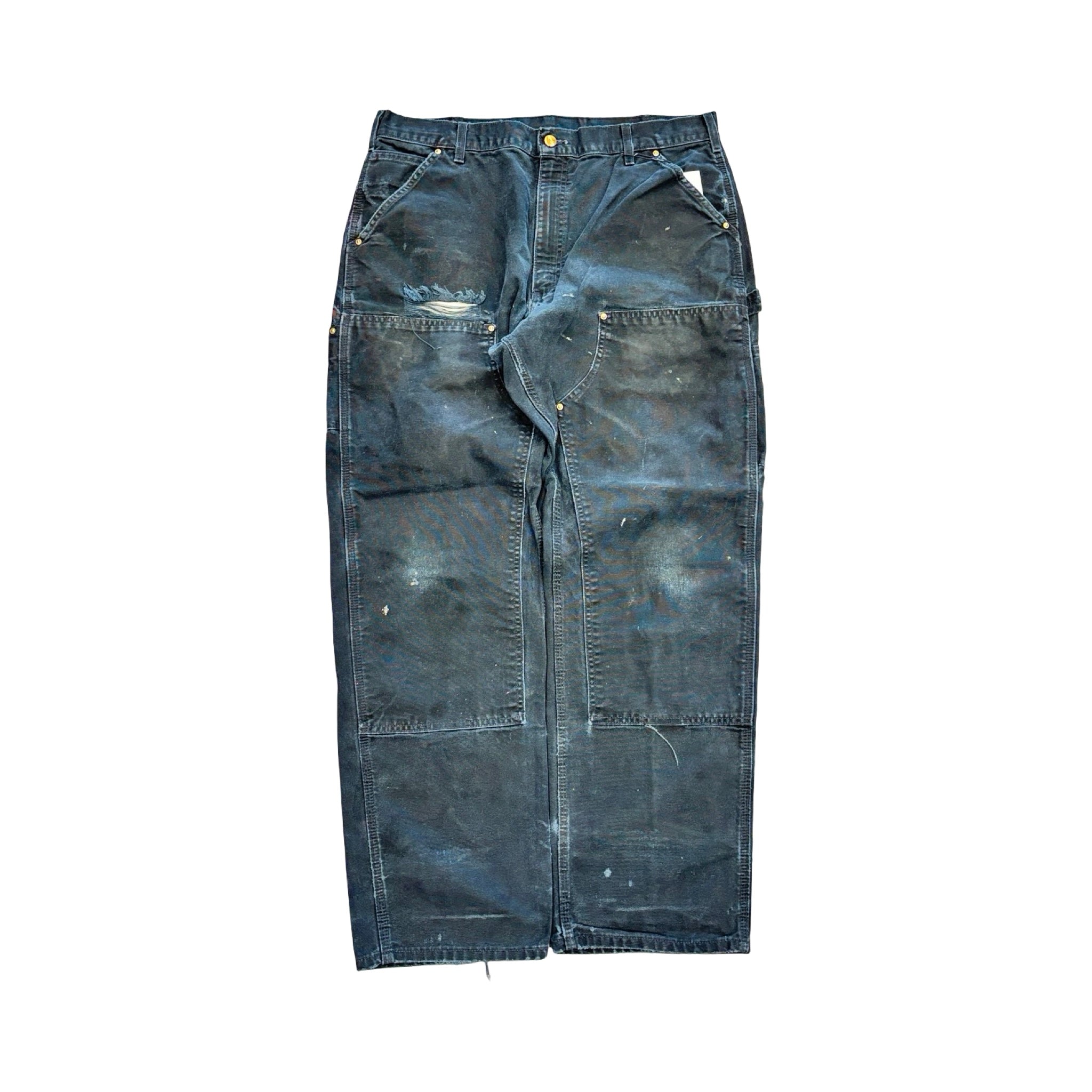 Carhartt Jeans Double Knee Black Washed #7
