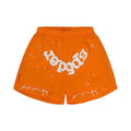 SP5DER OG Legacy Web Orange Double Layer Shorts