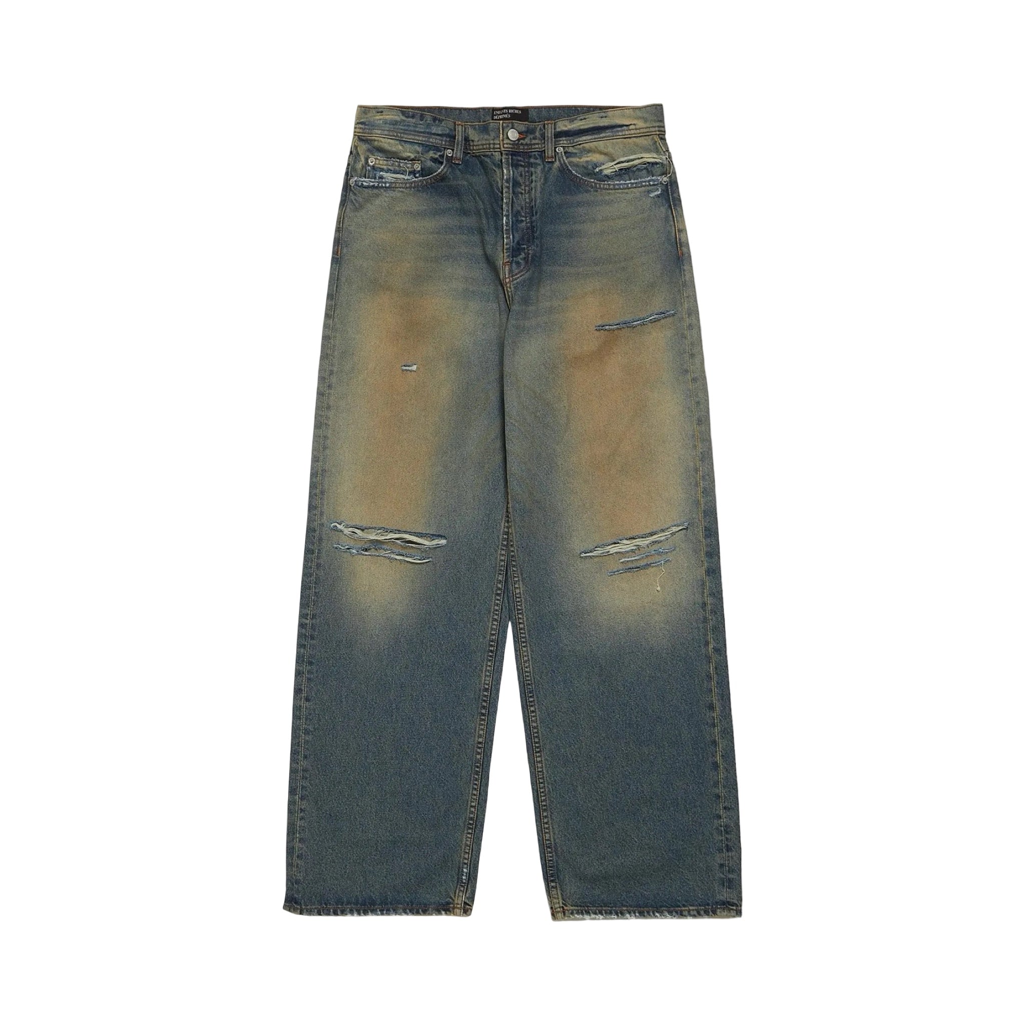 Enfants Riches Déprimés Washed Corpse Distressed Jeans Blue