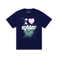 SP5DER Souvenir Tee Navy/Pink