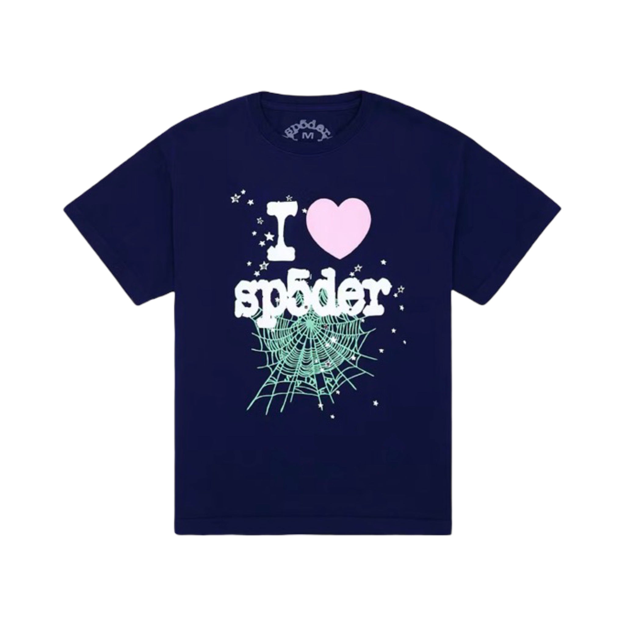 SP5DER Souvenir Tee Navy/Pink