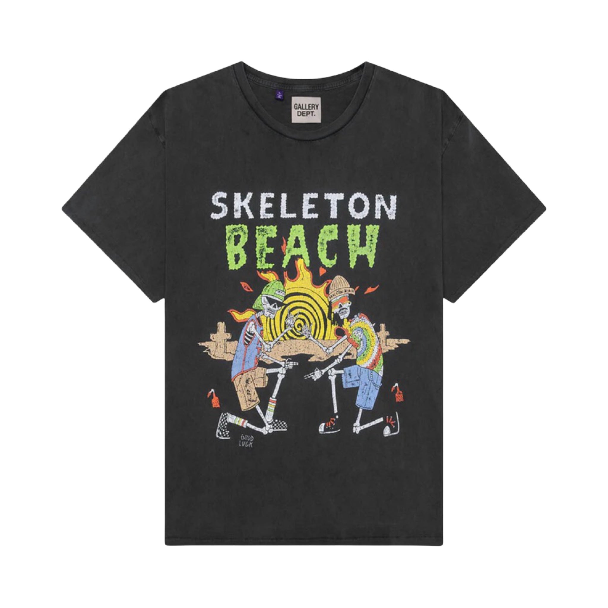 Gallery Dept. Skeleton Beach Shirt Black
