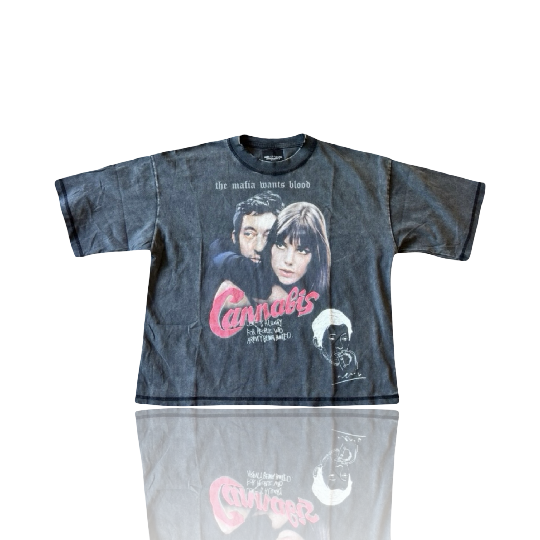 Amis Et Fleurs Desires & Manipulation Tee Black