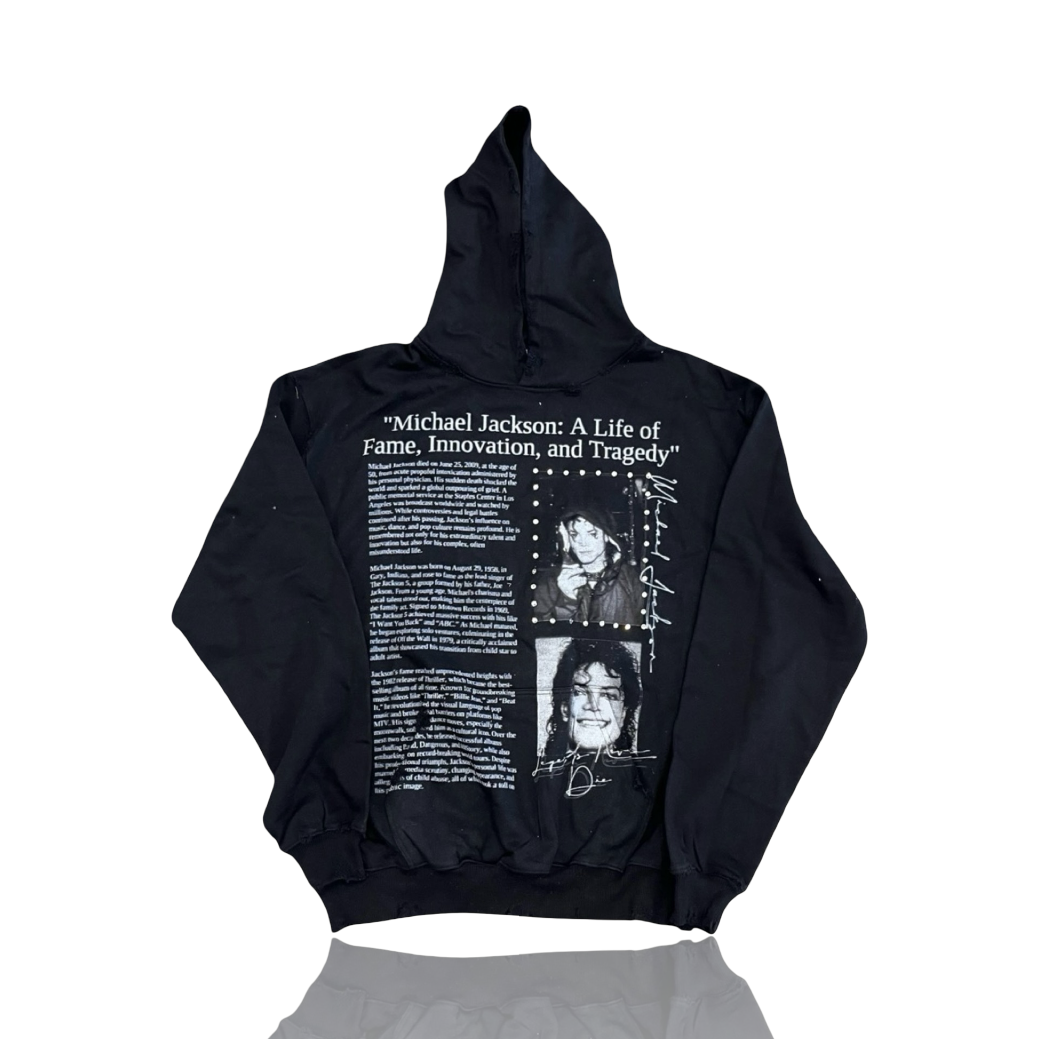 Amis Et Fleurs Michael Jackson Hoodie Black