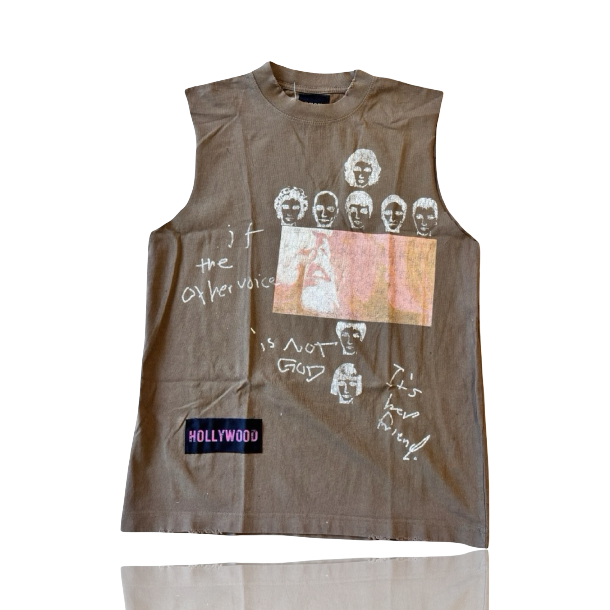 Amis Et Fleurs Skid Row Cut Off Brown
