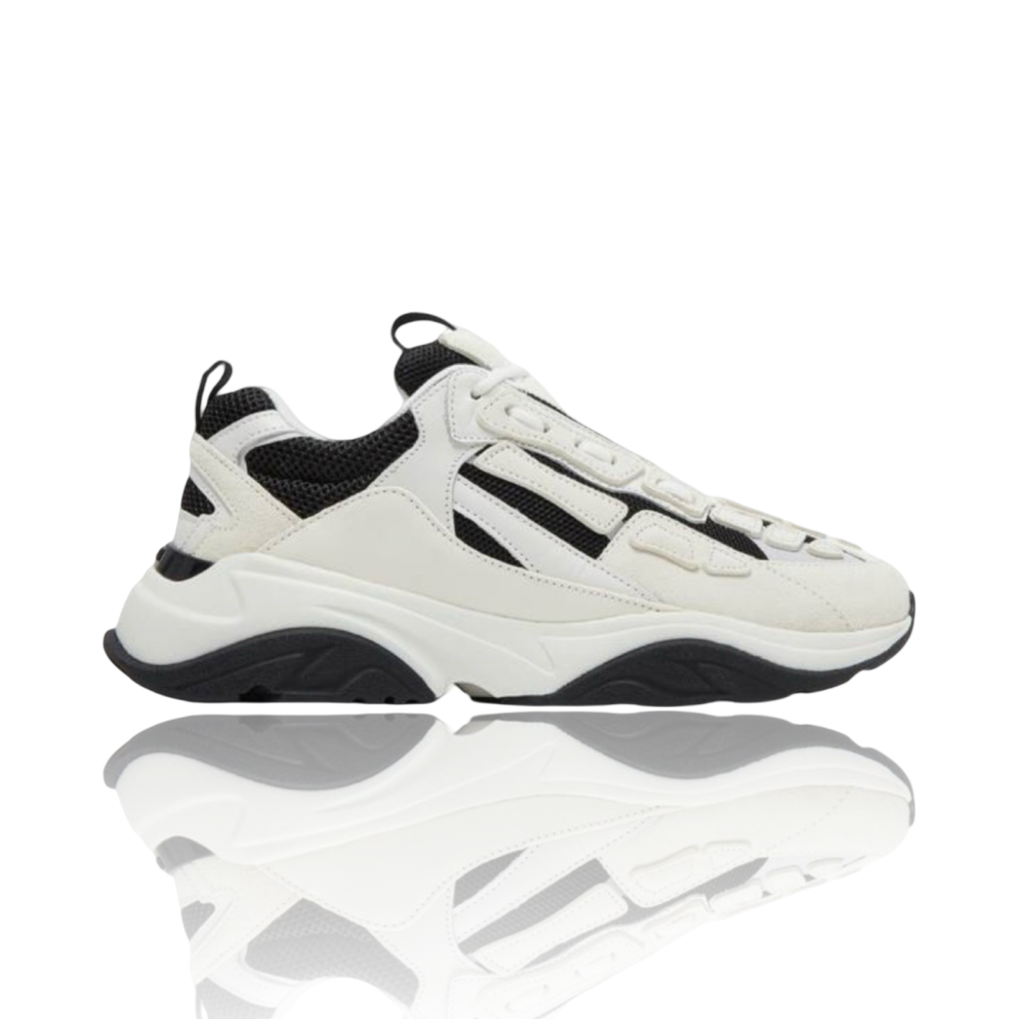 Amiri Bone Runner Black White