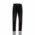 Amiri Leather MX1 Black Camo Jeans