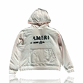 Amiri MA Bar Logo Distressed Hoodie Pink/Black