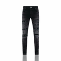 Amiri Sequin Thrasher Black Jeans